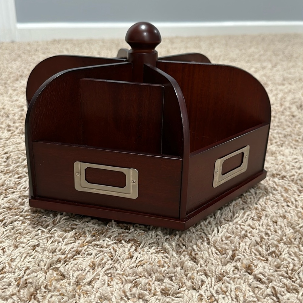 Pottery Barn arts & crafts lazy susan - new
